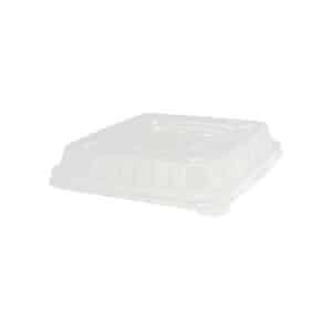 PET lid for square container 16/24/32/42oz, 300/C