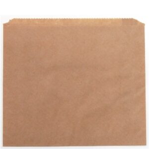 Paper Bag No 4 Long Strung Wrap Brown 270X240mm, 500pc/Pk
