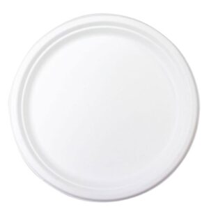Plate 10" Round Natural Fibre(Sugarcane) 225mm