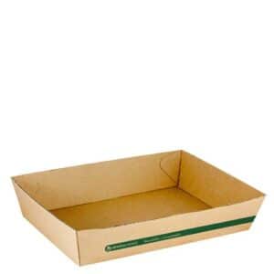 Tray#5 Food Supa Flute Corrugated Board Kraft, 100/C
