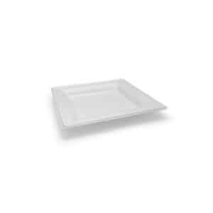 Plate 8″ Square Sugarcane, 600/C