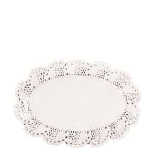 Doyley Paper Lace Oval White No 3, 1000/C
