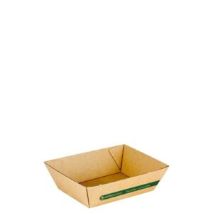 Tray#1 Food Supa Flute Corrugated Board Kraft, 500/C