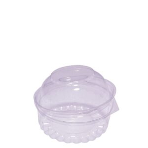 Show Bowl 8oz/227ml Dome Hinged Lid Clear, 250/C