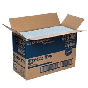 Wipers Wypall Single sheet x50 Blue 325x490mm (250 Wipers), 250/C