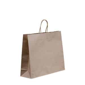 BROWN KRAFT DELIVERY TWIST HANDLE BAG FSC MIX CREDIT 305x305x175, 250/C