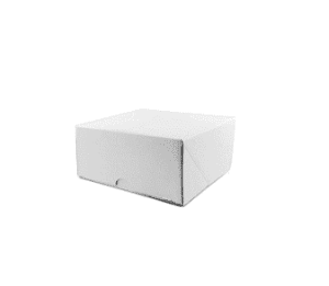 Cake Box Paper Board White 8x8x4 Inch, 100/C
