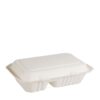 Snack Box Natural Fibre Snack 2 Compartments White,  250/C - Image 2