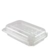Salad Container Ex-Large Hinged Lid Fresh View Recycled PET Clear Super